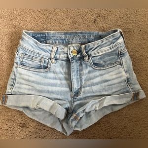 AMERICAN EAGLE High Rise Jean Shorts